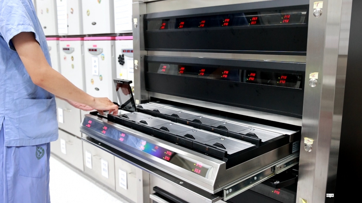 本院於乾式培養箱中進行加濕處理 本院於乾式培養箱中進行加濕處理