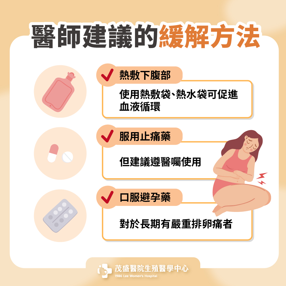 250902 排卵痛醫師建議的緩解方法 250902 排卵痛醫師建議的緩解方法