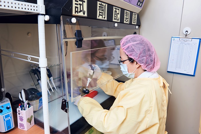 試劑配置區 試劑配置區