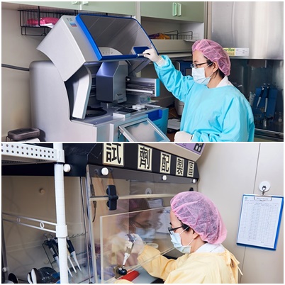 在不同實驗室要換穿不同實驗服 在不同實驗室要換穿不同實驗服