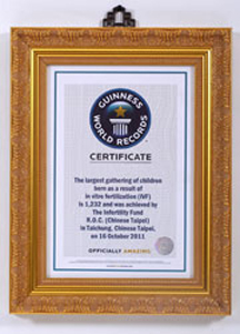 英國金氏世界紀錄頒發證書 英國金氏世界紀錄頒發證書